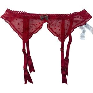 Intimissimi Garter Belt Red Lace